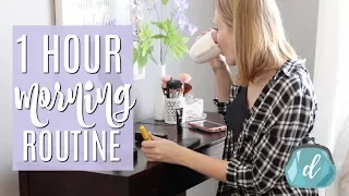 ORGANIZED 1-HOUR MORNING ROUTINE ❤️ Realistic Cleaning & Mom Get Ready With Me!