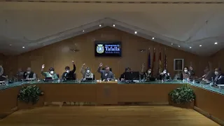 Pleno extraordinario del Ayuntamiento de Tafalla | 13/01/2021