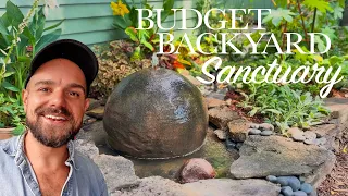 Budget Backyard Sanctuary | Privacy Trellis | Water Garden | Deck Rails