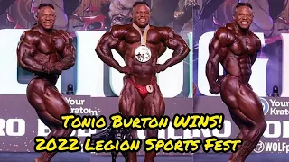 Tonio Burton Wins 2022 Legion Sports Fest