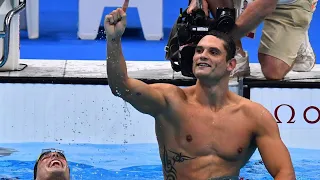 JO de Tokyo : Florent Manaudou médaillé d’argent du 50 m nage libre se dit « heureux » d’av