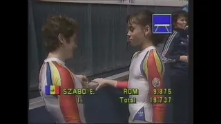 Ecaterina Szabo (ROM) - Worlds 1987 - Balance Beam Finals