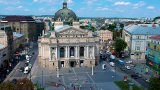 Lviv from a bird's eye view