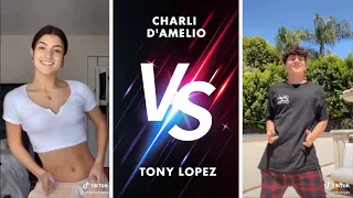 Charli D'Amelio Vs Tony Lopez TikTok Dance Battle 😎 #01 #shorts