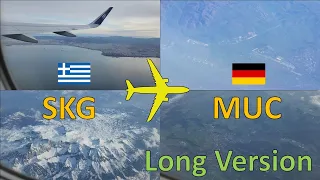 Thessaloniki (SKG), 🇬🇷 to Munich (MUC), 🇩🇪  [Long Version] | Aegean Airlines 500 | March 2023