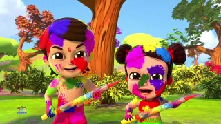 హోలీ ఆగాయి, Holi Vachandi, Tridev Telugu Rhyme