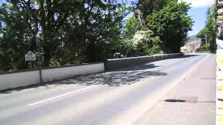 Peter Hickman MV Agusta 3 Cylinder on pipe into Crosby TT 2015