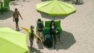 Surfing at Padma Beach Bali