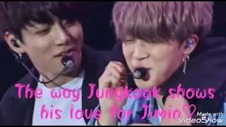 JIKOOK / KOOKMIN : The way Jungkook shows his Love for Jimin #1