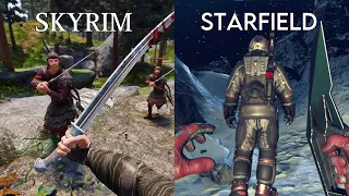 Stealth builds in Skyrim vs Starfield