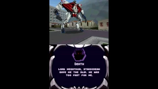 Transformers Decepticons DS:Starscream Challenge And Megatron Vs His Brother Optimus Prime