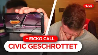 CIVIC TÜR GESCHROTTET🤦🏻‍♂️😂 + EICKO CALL🔥 | Maeximiliano Livestream Highlights