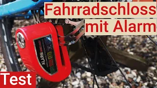 Bremsscheibenschloss mit Alarm: Mit diesem Fahrradschloss kriegt der Dieb was auf die Ohren