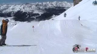 Lezione di snowboard 22: Frontside 180 in park