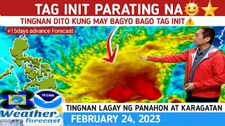 TINGNAN LAGAY NG PANAHON NGAYON⚠️ MAY PARATING NA BAGYO?| WEATHER UPDATE TODAY FEBRUARY 24, 2023