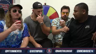 Pardon My Take Exit Interview Featuring Giants O lineman Marshall Newhouse and Justin Pugh
