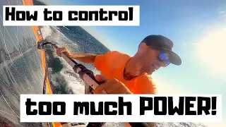 How to handle too much POWER! Windsurf Ride-Along Sessions with Cookie