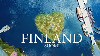 Flying over Finland: Forests, Lakes & Islands - Suomi Ilmasta [4K]