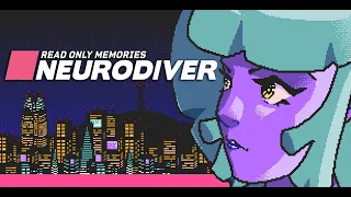 Neurodiver Read only memories ROM cyberpunk point-and-click adventure in our LGBTQ+-friendly world