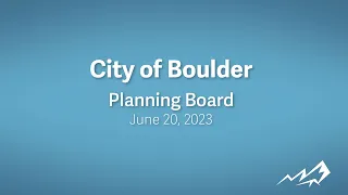 6-20-23 Planning Board Meeting