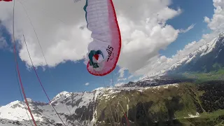 Paragliding Accident with Rescue Landing