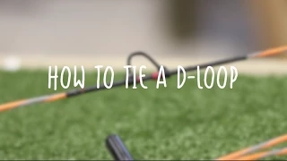 How to tie a D loop - Compound Bow Setup