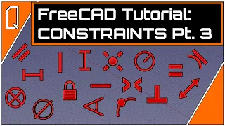 FreeCAD Constraints Part 3 | Easy Beginner Tutorial