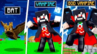 Evolving PET VAMPIRE to GOD VAMPIRE in MINECRAFT!