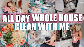 MASSIVE ALL DAY WHOLE HOUSE CLEAN WITH ME|EXTREME CLEANING MOTIVATION|CLEAN WITH ME-JESSI CHRISTINE