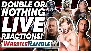 AEW All Elite Wrestling Double Or Nothing LIVE REACTIONS! | WrestleTalk's WrestleRamble