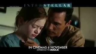 INTERSTELLAR - "Save" TVC - In Cinemas 6 Nov in IMAX