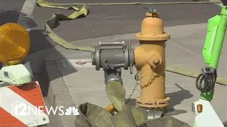 Phoenix fire crews respond to electrical fire in downtown Phoenix