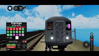 ROBLOX: Scrolling the front rollsign on an R62A