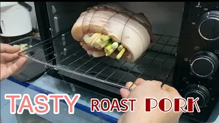 TASTY ROAST PORK (LECHON BELLY) USING OVEN TOASTER