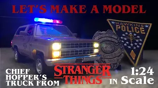 Let's Make a Model - Chief Hopper's Blazer from Stranger Things in 1:24