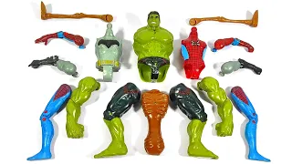 Avengers Toys Assemble Batman, Spider-Man, Siren Head, Hulk Smash Superhero Story