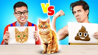 JOCK VS NERD in ART CLASS - How to ESCAPE School and Become Popular | Funny Relatable by La La Life