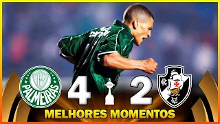 PALMEIRAS 4 X 2 VASCO ● MELHORES MOMENTOS ● LIBERTADORES 1999 ● OITAVAS DE FINAL ● JOGO 02