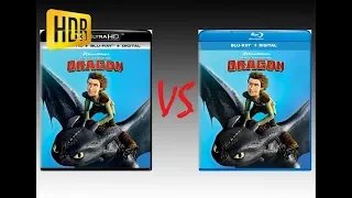 ▶ Comparison of How to Train Your Dragon 4K HDR10 (2K DI) vs Regular Blu-Ray Edition