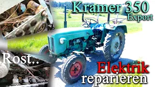 Schlepperelektrik reparieren - Kramer 350 Export S | TÜV-Vorbereitungen