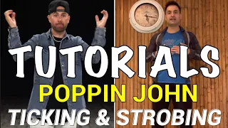 Difference Between TICKING & STROBING | POPPIN JOHN PRACTICE DANCE TUTORIAL #FreestyleElyasTutorials