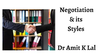 Negotiation and its Styles