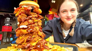 14K Calorie Chicken Re Burger Challenge