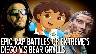 REVIEW TIME! Diego vs Bear Grylls - Epic Rap Battles of Extreme