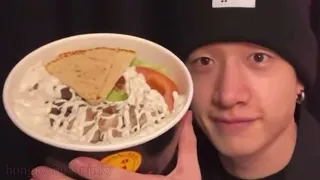 chan eats halal food with chinese chili sauce, starts speaking chinese 丨ep.192 pt.1