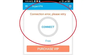 How To Fix Super VPN Connection error Please retry Connect