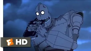 The Iron Giant (4/10) Movie CLIP - Hungry For Scraps (1999) HD