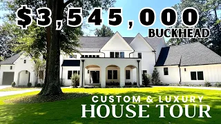 Inside a $3.5M Custom Luxury New Build in Buckhead Ga | Buckhead Ga | Atlanta Homes for Sale