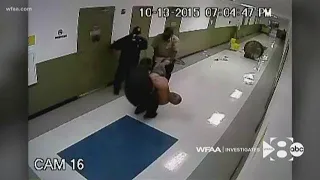 WFAA Investigates: Video shows LaSalle jail guards slamming father to the ground. His kids want to k