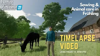 Sowing & Animal Care in Frühling - E:2 - FARMING SIMULATOR 22